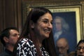 Liberal Democrats MP Luciana Berger at the launch of partyÃ¢â¬â¢s 2019 general election campaign at